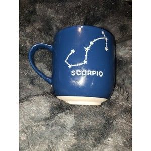 Scorpio Zodiac Sign 17 fl.0z. Blue Ceramic Mug